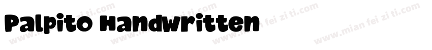 Palpito Handwritten字体转换